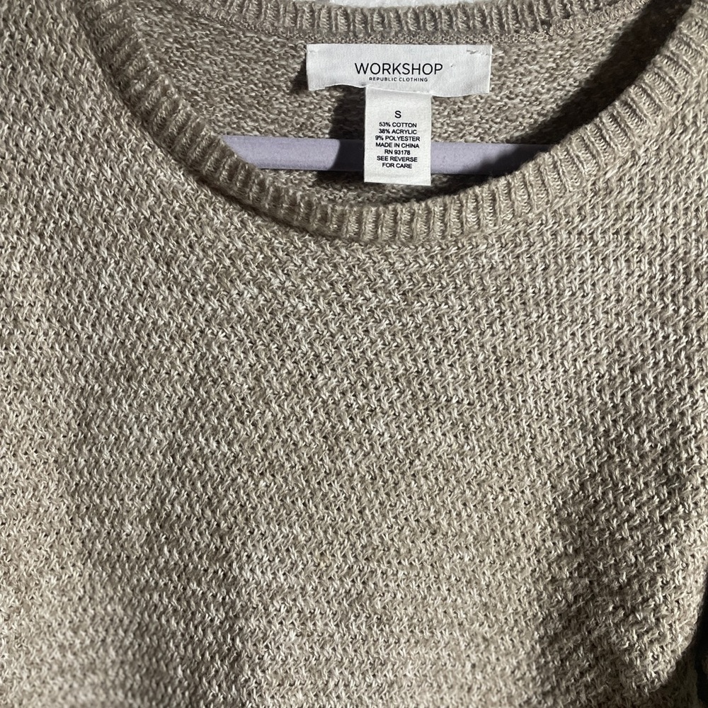 Workshop Republic Clothing Women's Cream Sweater